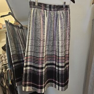 Kayo of California Vintage Wool Buffalo Plaid Skirt 11/12